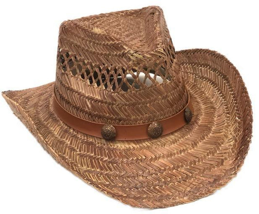 Natural Stain Cowboy Hat